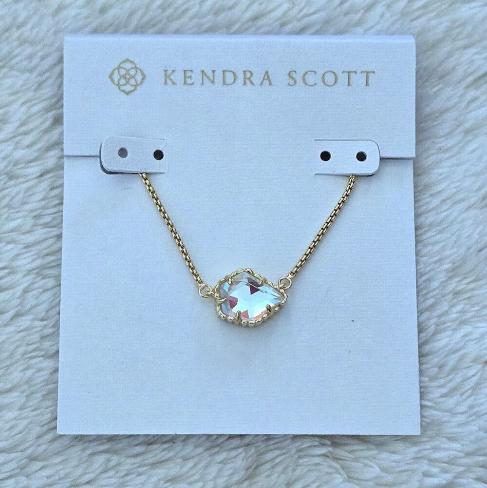 Kendra Scott "Tess" Dichroic Glass🪟 Pendant Necklace - NWT - Picture 5 of 16